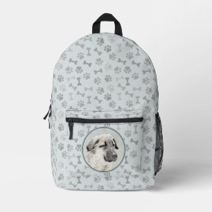 Anatolian Shepherd Painting - Original Dog Art Printed Backpack