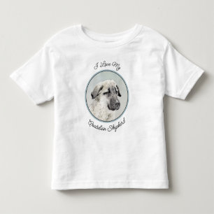Anatolian Shepherd Painting - Original Dog Art Toddler T-shirt