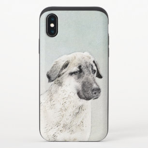 Anatolian Shepherd Painting - Original Dog Art iPhone X Slider Case