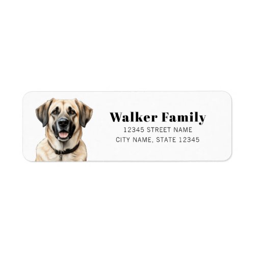 Anatolian Shepherd Return Address Labels