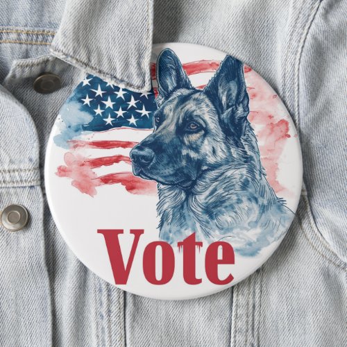 Anatolian Shepherd US Elections Vote for a Change Button