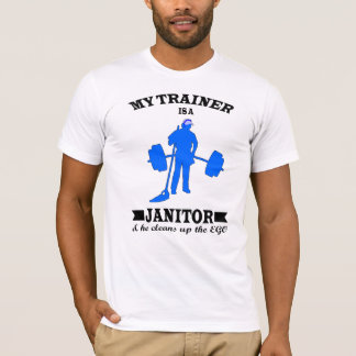 Anatoly-my trainer is janitor-funny gym prank T-Shirt