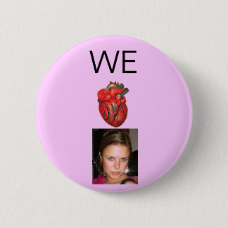 Anatomic Heart Casey Pink Button