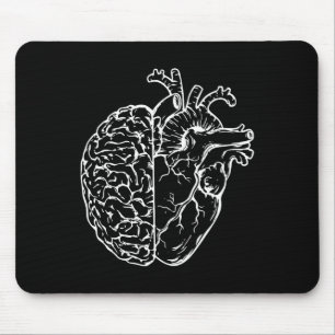 Anatomical Brain Heart Nurse Teacher Student Nursi Mouse Pad