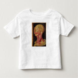 Anatomical drawing of the human head toddler t-shirt