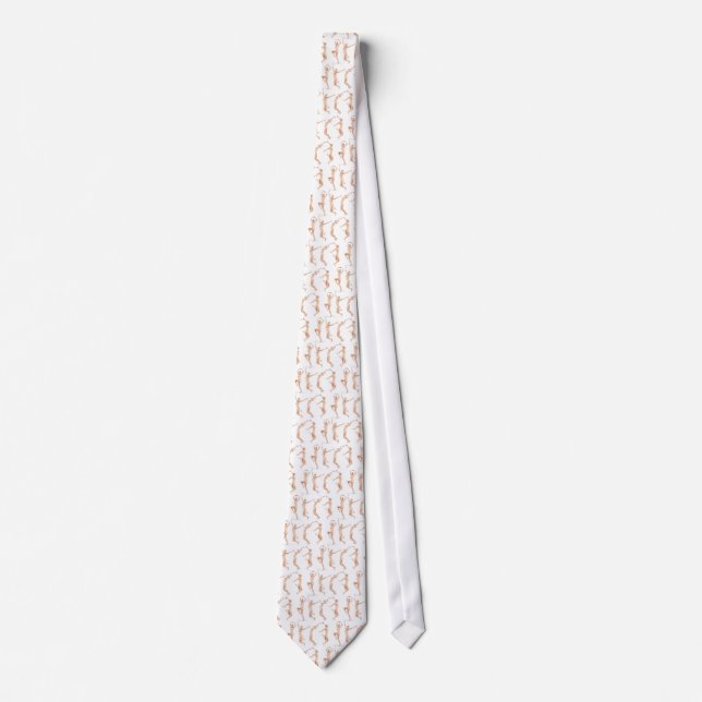 Anatomical Female Jumping Neck Tie (Front)