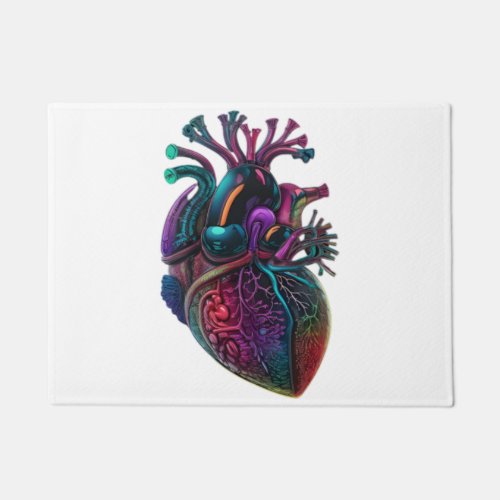 Anatomical Heart  3 Doormat