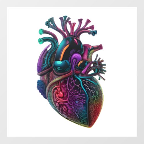 Anatomical Heart  3 Floor Decals
