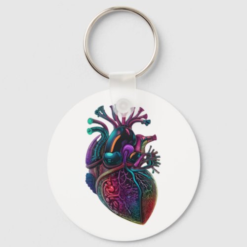 Anatomical Heart  3 Keychain