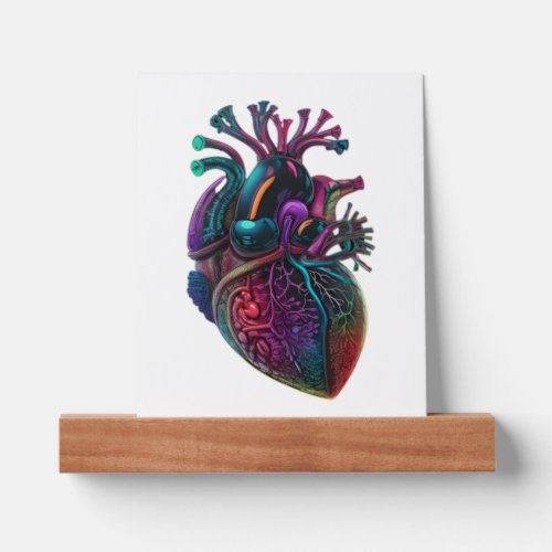 Anatomical Heart  3 Picture Ledge