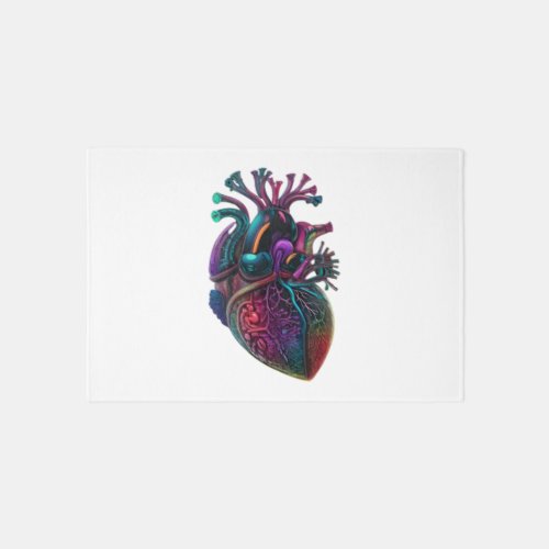 Anatomical Heart  3 Rug