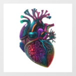 Anatomical Heart  3 Wall Decal
