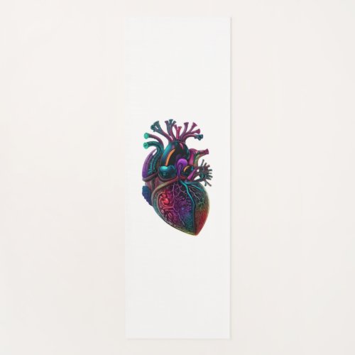 Anatomical Heart  3 Yoga Mat
