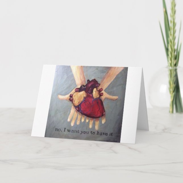 Anatomical Heart card (Front)