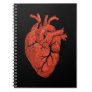 Anatomical Heart Cardiology Art Notebook