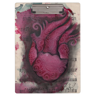 Anatomical Heart Clipboard