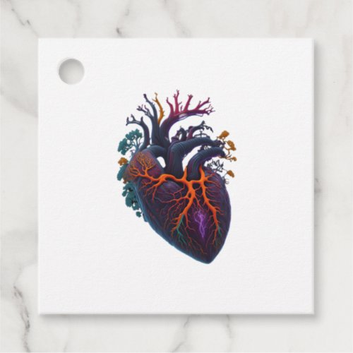 Anatomical Heart   Favor Tags