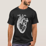 Anatomical Heart Hooded Amazing Detail T-Shirt