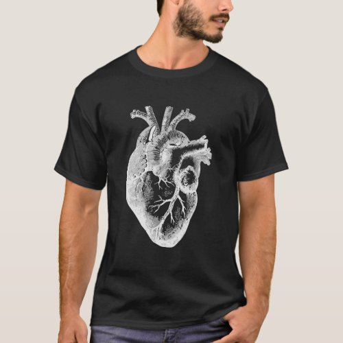 Anatomical Heart Hooded Amazing Detail T_Shirt