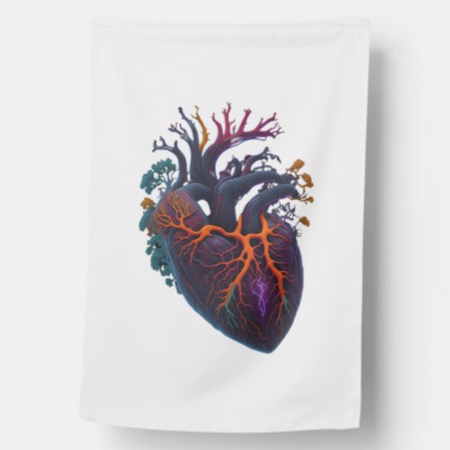 Anatomical Heart   House Flag