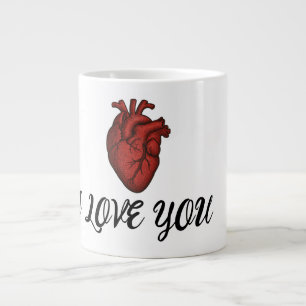Anatomical Heart "I Love You" Mug
