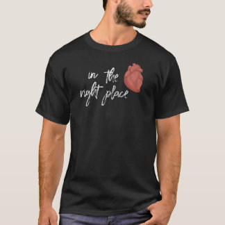 Anatomical Heart in the Right Place Men's T-Shirt