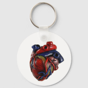 Anatomical Heart Keychain