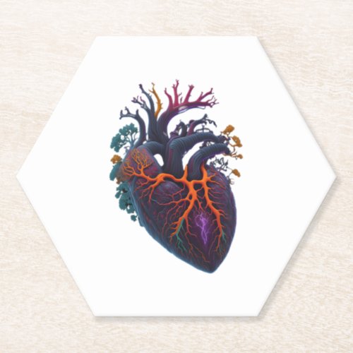 Anatomical Heart   Paper Coaster