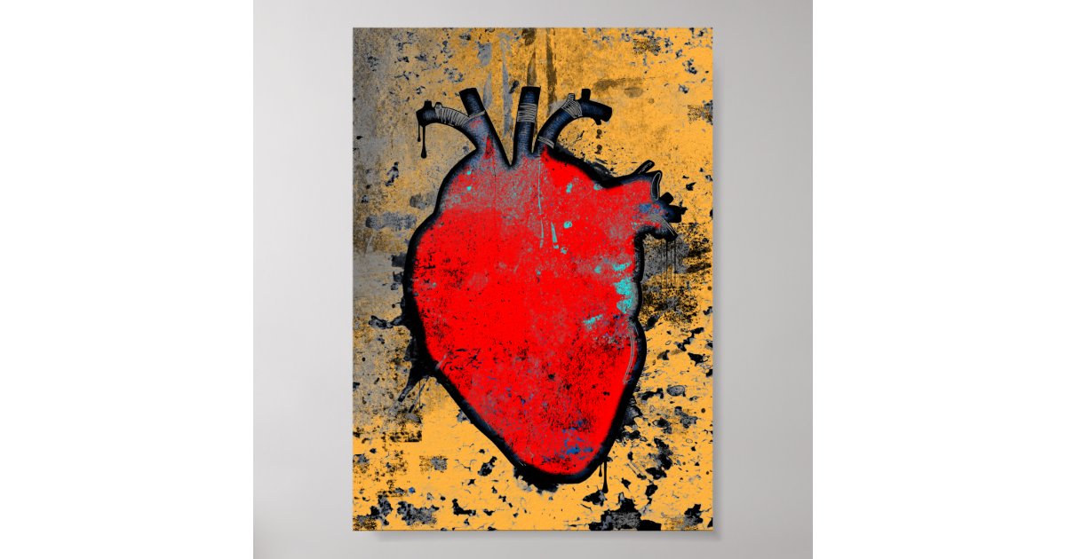 anatomical heart poster | Zazzle