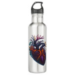 Anatomical Heart   Stainless Steel Water Bottle
