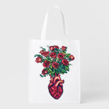 Anatomical Heart with Roses, Heart Warrior