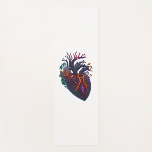 Anatomical Heart   Yoga Mat