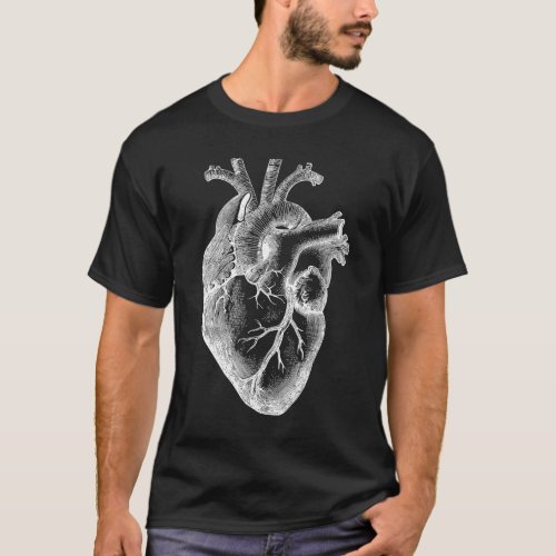 Anatomical Human Heart Medical Doctor Gift Heart A T_Shirt