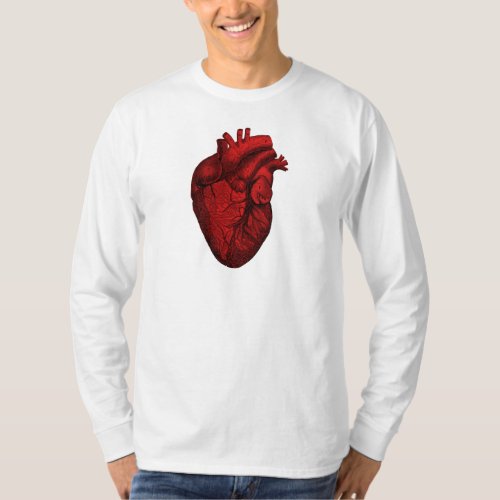 Anatomical Human Heart T_Shirt