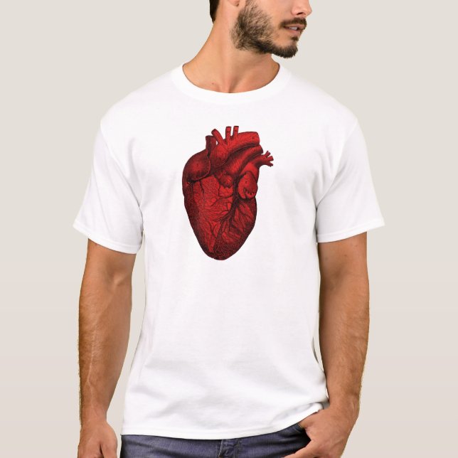 Anatomical Human Heart T-Shirt (Front)