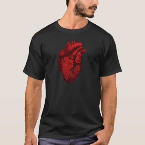 Anatomical Human Heart T_Shirt