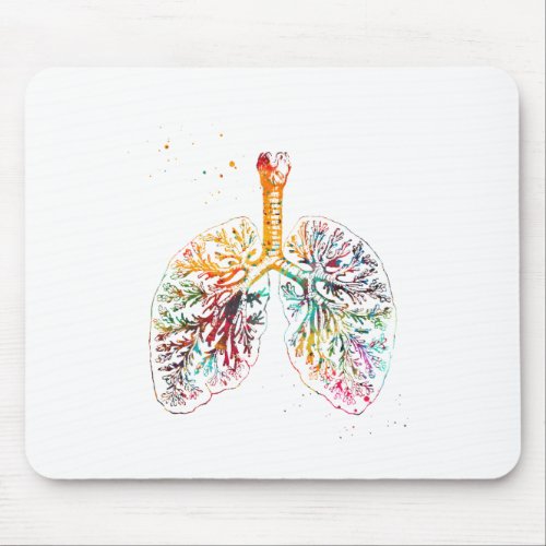 Anatomical Lungs Mouse Pad
