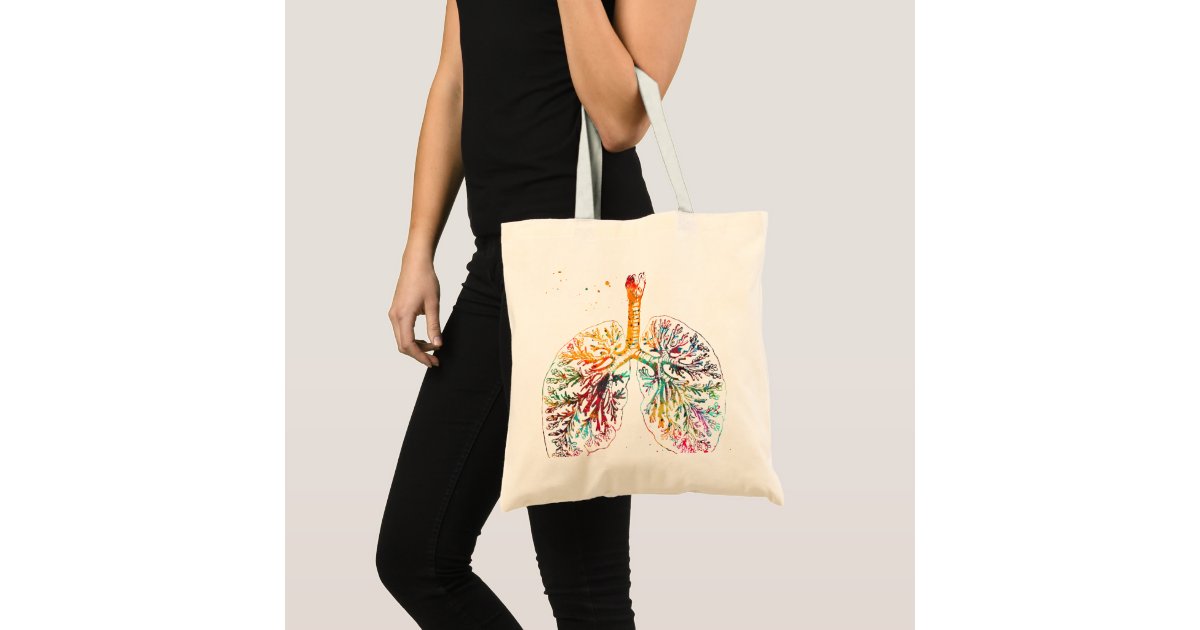 Anatomical Lungs Tote Bag | Zazzle