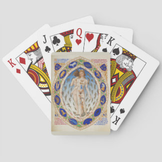 Anatomical Man in Duke Berry's Très Riches Heures Poker Cards