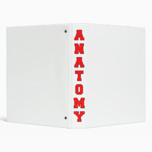 Anatomy 3 Ring Binder
