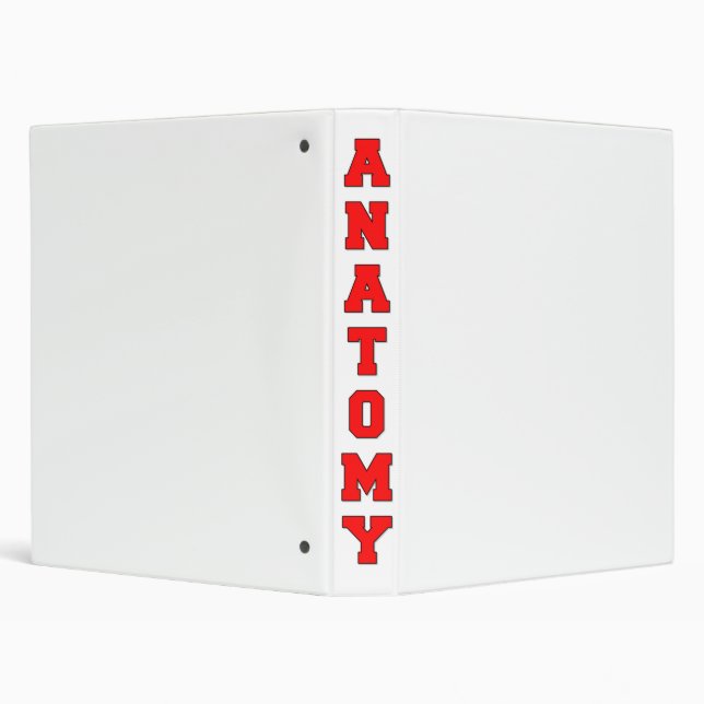 Anatomy 3 Ring Binder (Background)