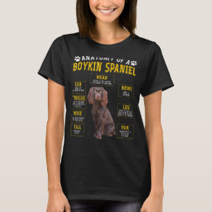 Anatomy Boykin Spaniel For Women Men T-Shirt