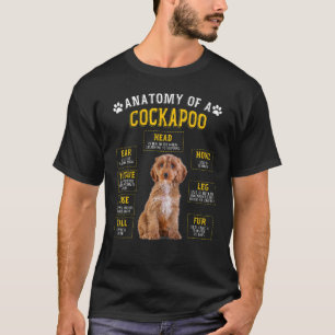 Anatomy Cockapoo For Women Men T-Shirt