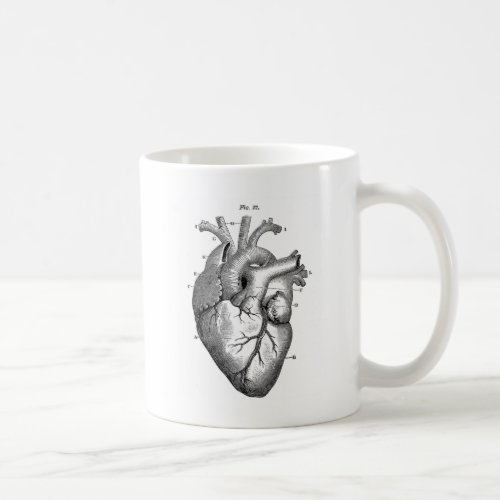 Anatomy_Heart_Images_Vintage Coffee Mug