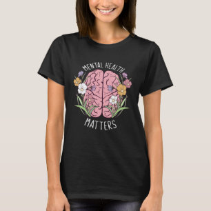 Anatomy Mental Health Awareness Brain Neurodiversi T-Shirt