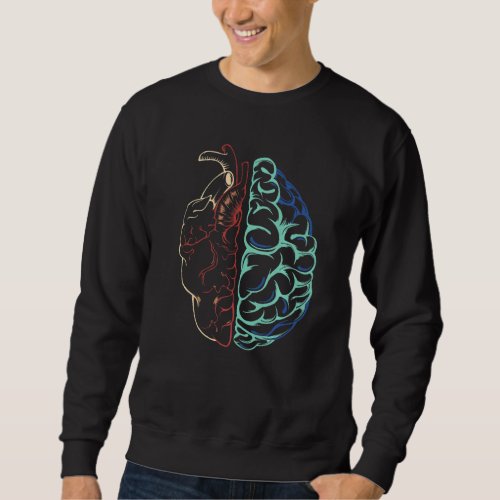 Anatomy Mental Health Brain Heart Neurodiversity E Sweatshirt