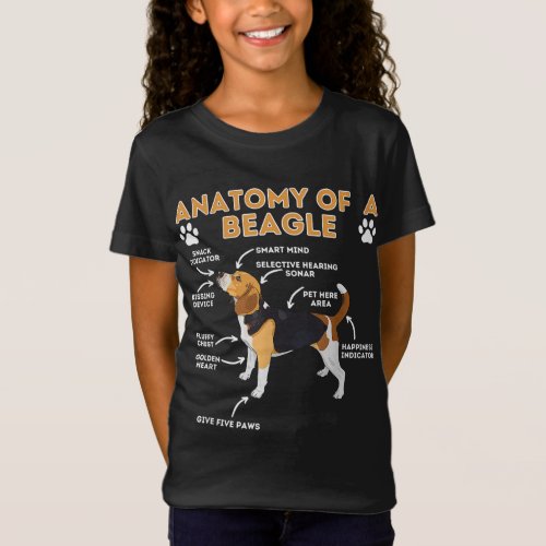 Anatomy Of A Beagle _ Funny Beagle Dog Lover Pet O T_Shirt
