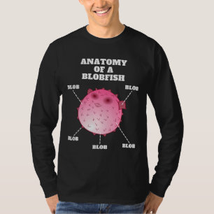 Anatomy Of A Blobfish Ugly Fish T-Shirt