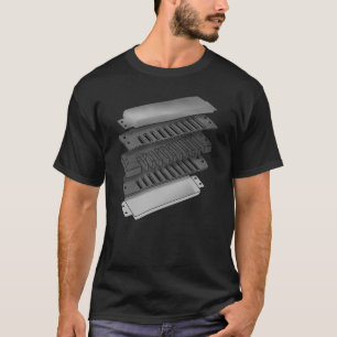 Anatomy Of A Blues Harp T-Shirt