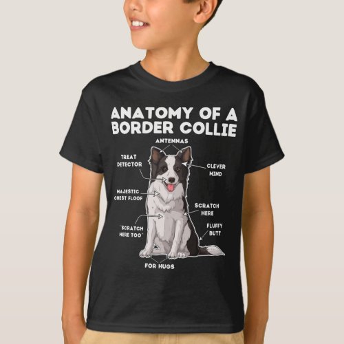 Anatomy of a Border Collie T_Shirt